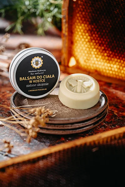 Zielone Ukojenie - balsam do ciała w kostce