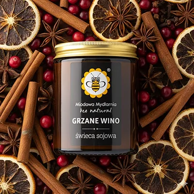 Świeca Sojowa Grzane Wino
