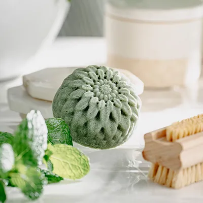 Mięta z May Chang - mydło z pumeksem do stóp