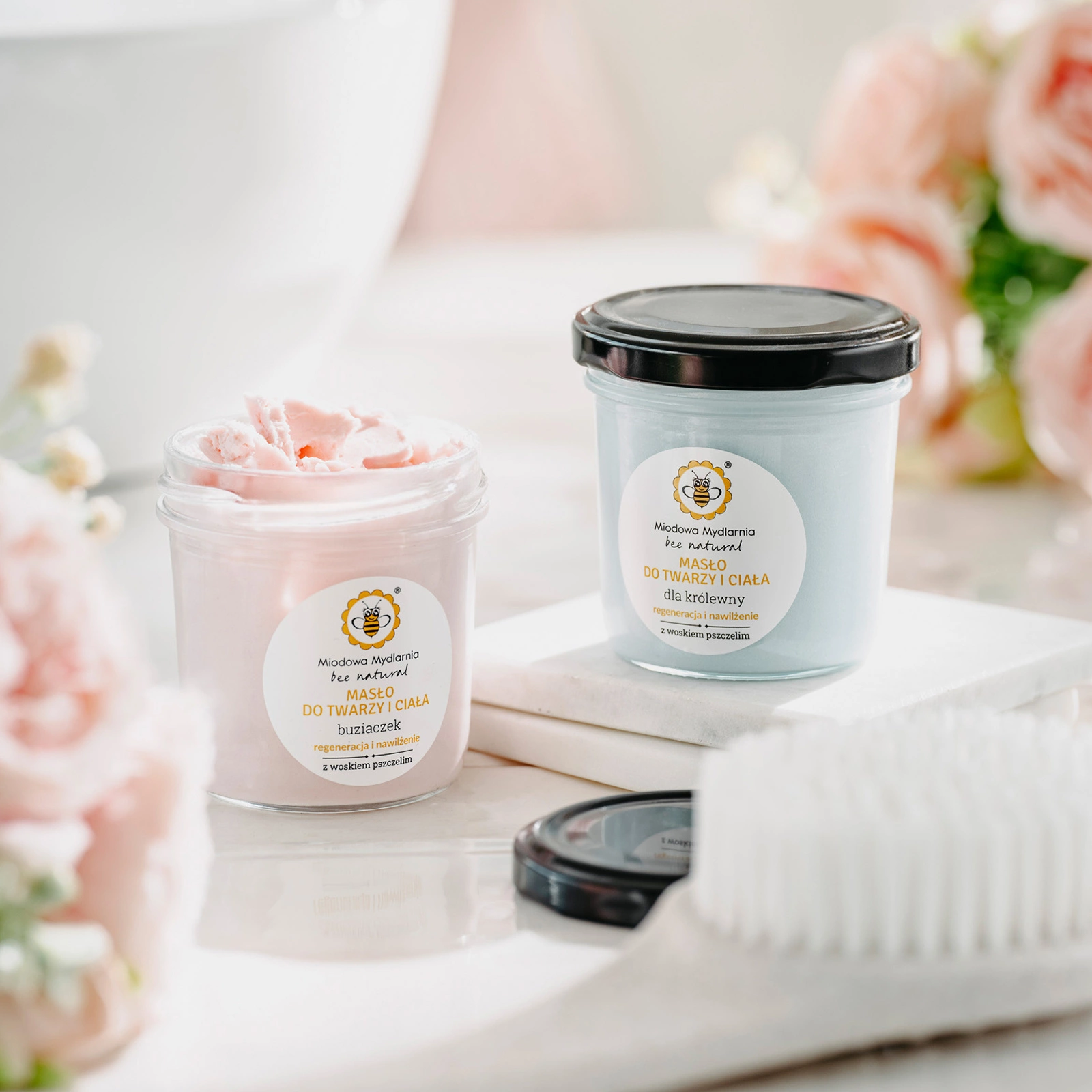 Zestaw dwóch naturalnych maseł do ciała