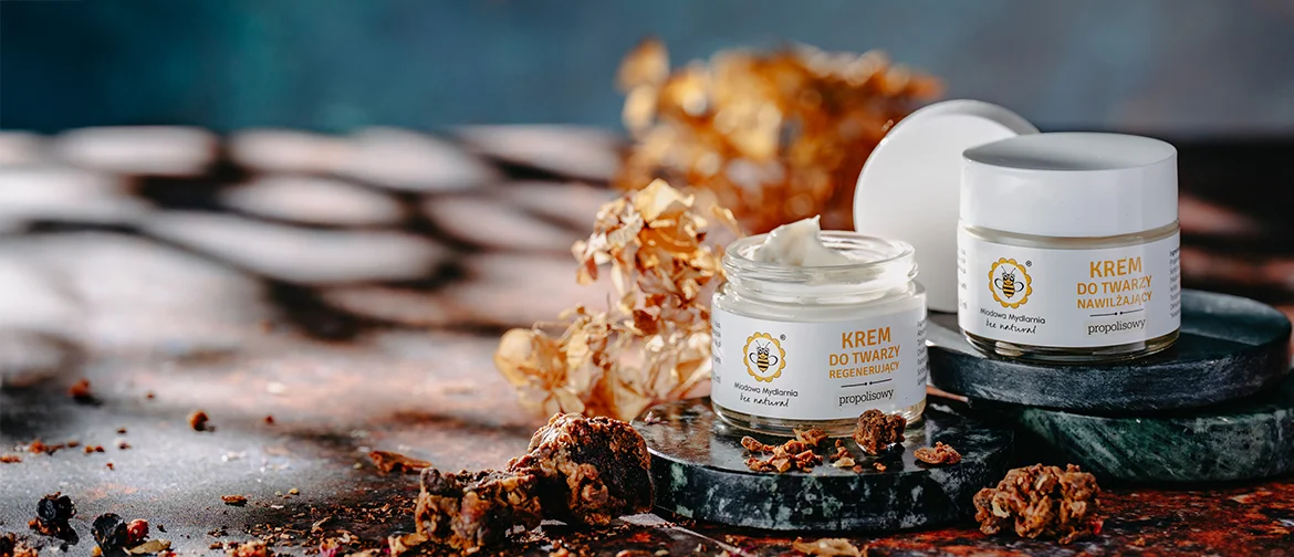 Kremy propolisowe na dzień i noc