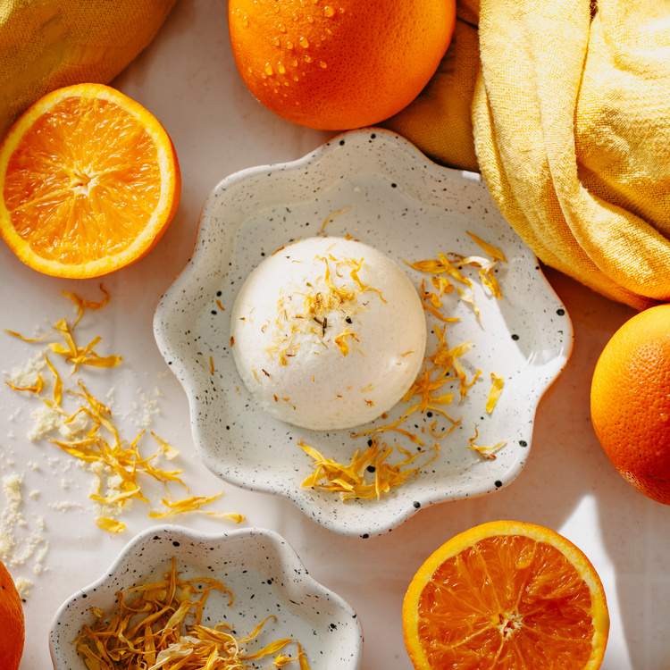 Pomarańcza - kula do kąpieli