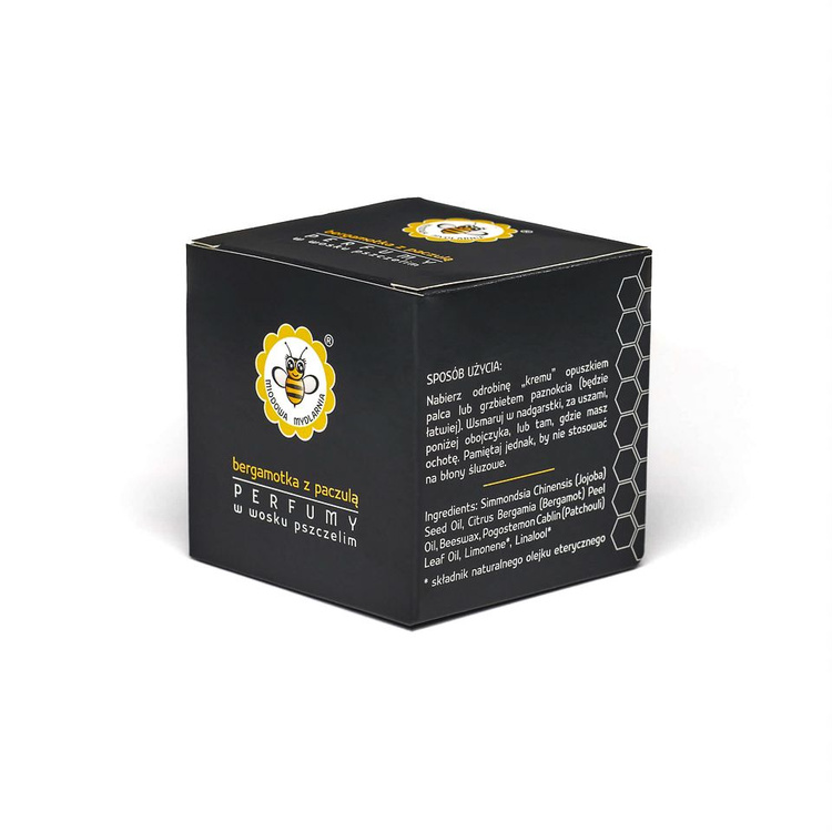 Bergamotka z Paczulą - perfumy w wosku pszczelim
