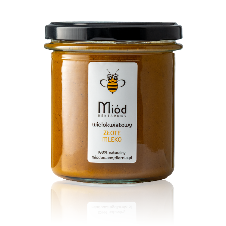 Złote Mleko - miód z kurkumą i przyprawami 400g