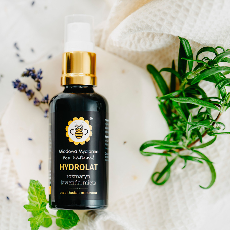 Rozmaryn, Lawenda, Mięta - hydrolat do cery tłustej i mieszanej, 50ml
