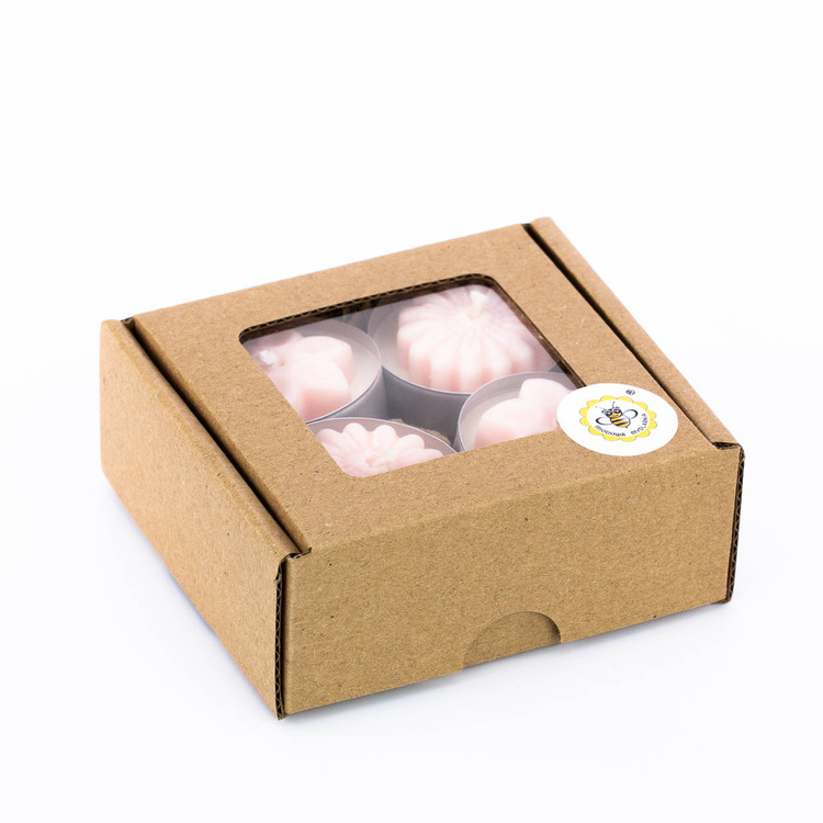 Tealights Bukiet Kwiatów - podgrzewacze zapachowe z wosku sojowego i pszczelego