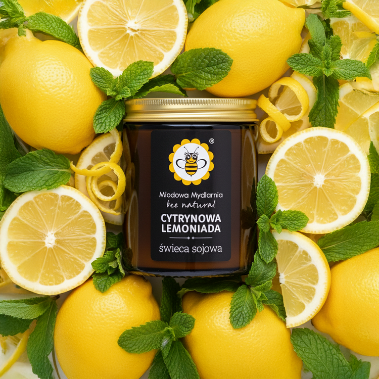 Cytrynowa Lemoniada - świeca z wosku sojowego