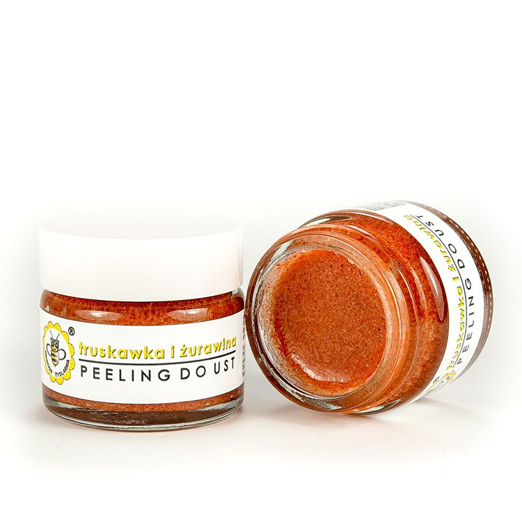 Truskawka i Żurawina - peeling do ust