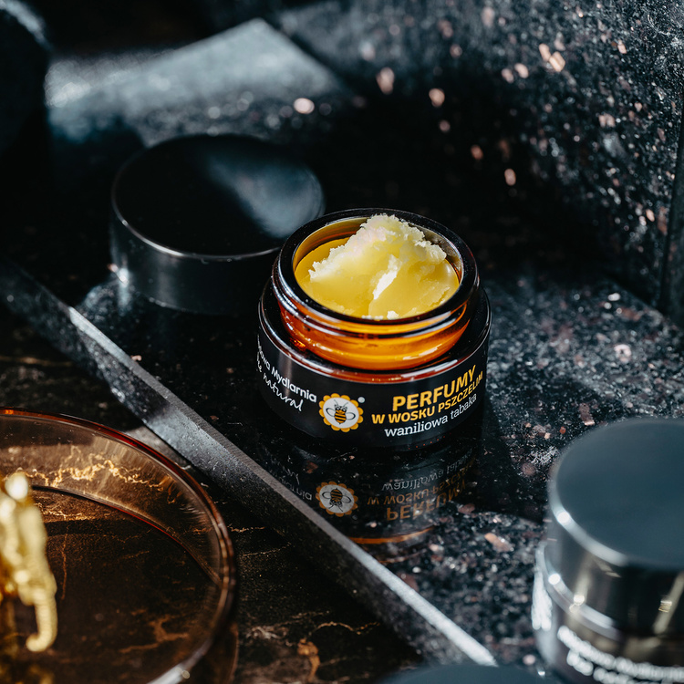 Waniliowa Tabaka - perfumy w wosku pszczelim