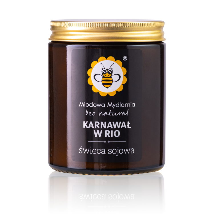 Karnawał w Rio - świeca z wosku sojowego