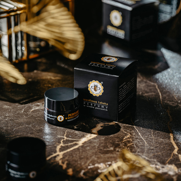 Waniliowa Tabaka - perfumy w wosku pszczelim
