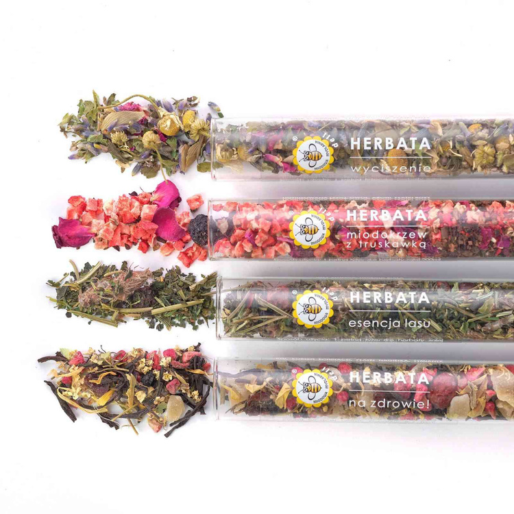 Zestaw herbat w fiolkach