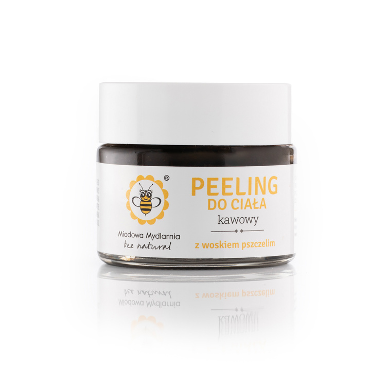 Kawowy - mały peeling do ciała z woskiem pszczelim