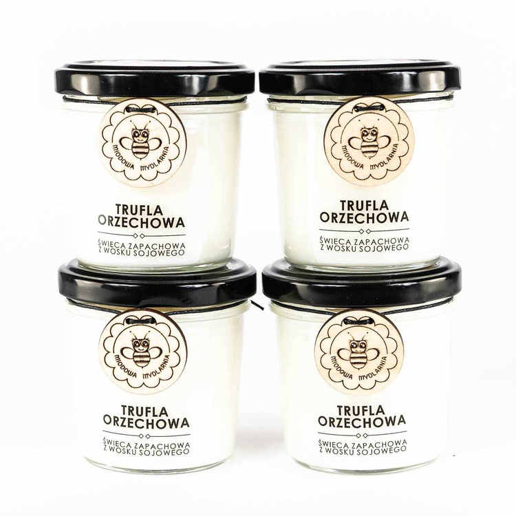 Trufla orzechowa - świeca z wosku sojowego