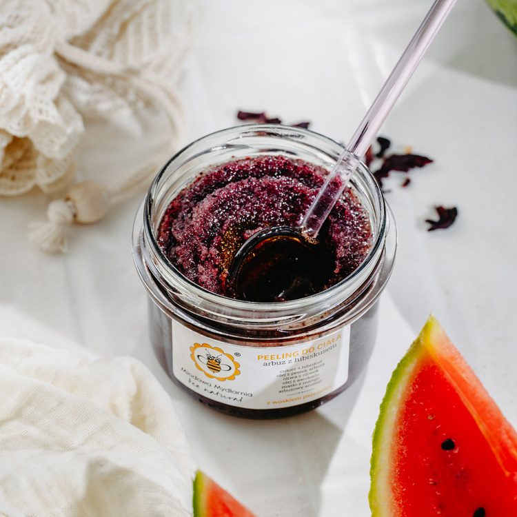 Arbuz z Hibiskusem -  peeling do ciała 