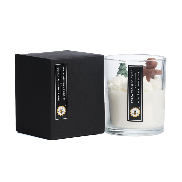 Ciastek - bezzapachowa świeca sojowa