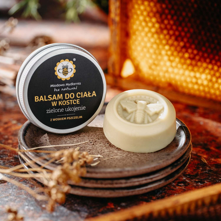 Zielone Ukojenie - balsam do ciała w kostce