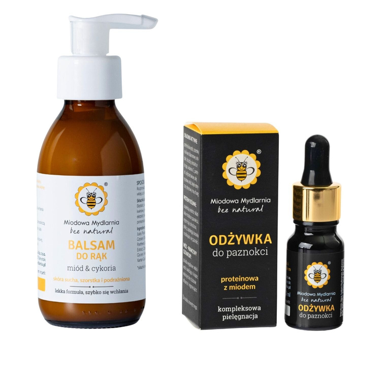 Zestaw balsam do rąk + odżywka do paznokci