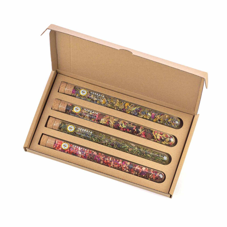 Zestaw herbat w fiolkach