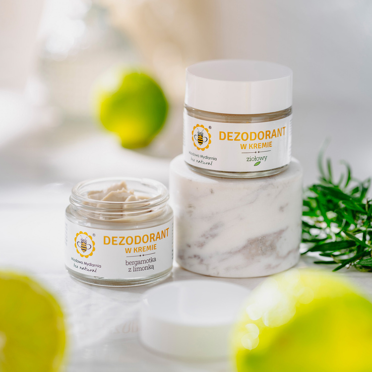 Bergamotka z limonką - dezodorant w kremie