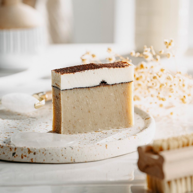 Awokado z Jedwabiem i Mniszkiem Lekarskim - mydło naturalne