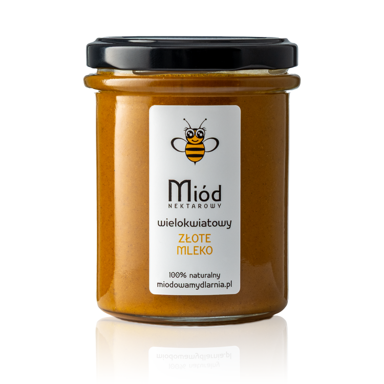 Złote Mleko - miód z kurkumą i przyprawami 260g