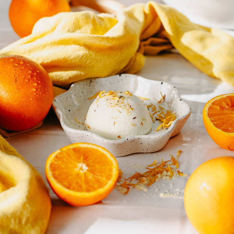 Pomarańcza - kula do kąpieli