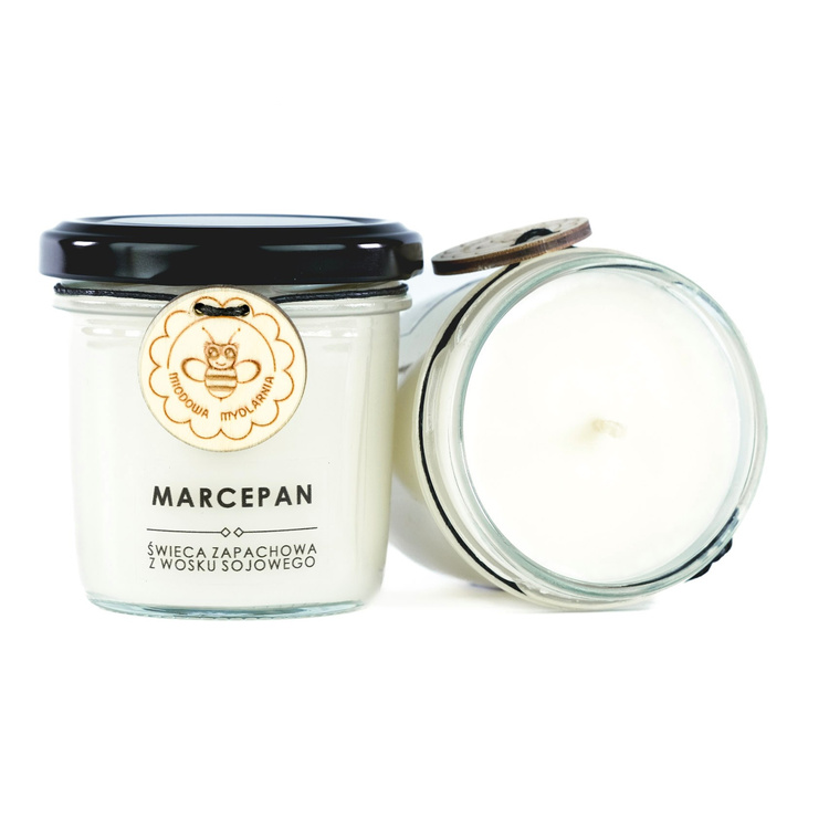 Marcepan - ekologiczna świeca z wosku sojowego