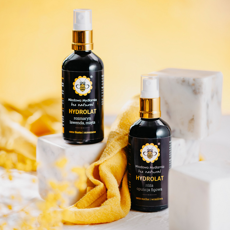 Róża i Opuncja Figowa - hydrolat do cery suchej i wrażliwej, 100ml 