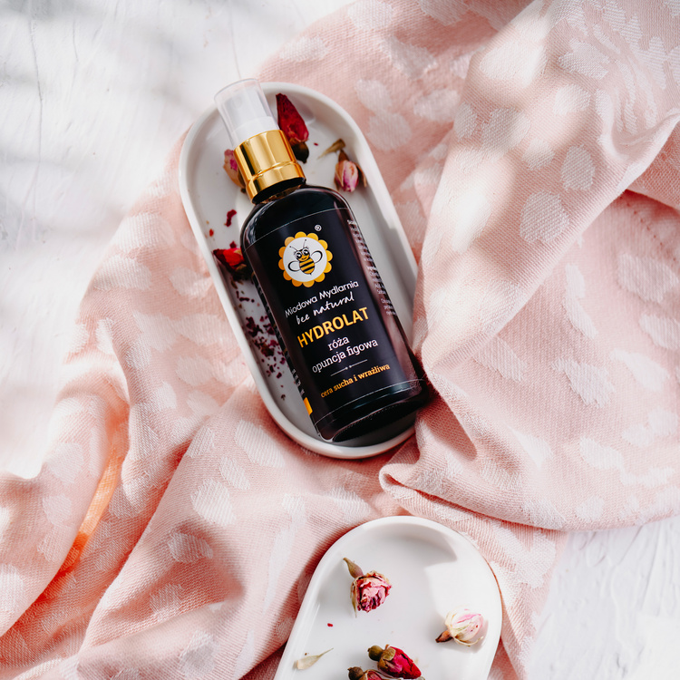 Róża i Opuncja Figowa - hydrolat do cery suchej i wrażliwej, 100ml 