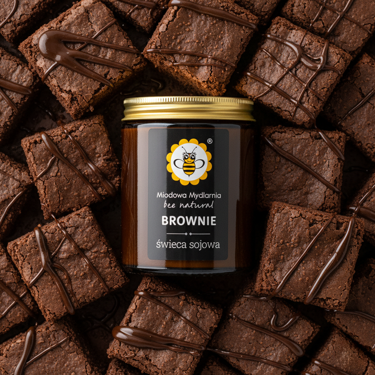 Brownie - świeca z wosku sojowego