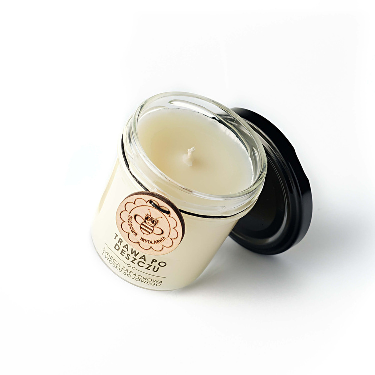 Trawa po deszczu - świeca z wosku sojowego