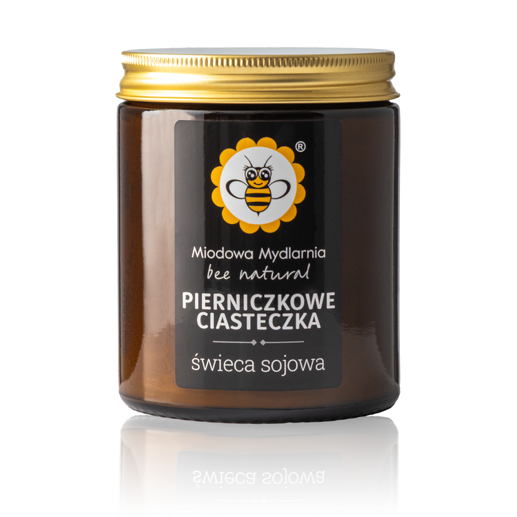 Pierniczkowe Ciasteczka - świeca z wosku sojowego