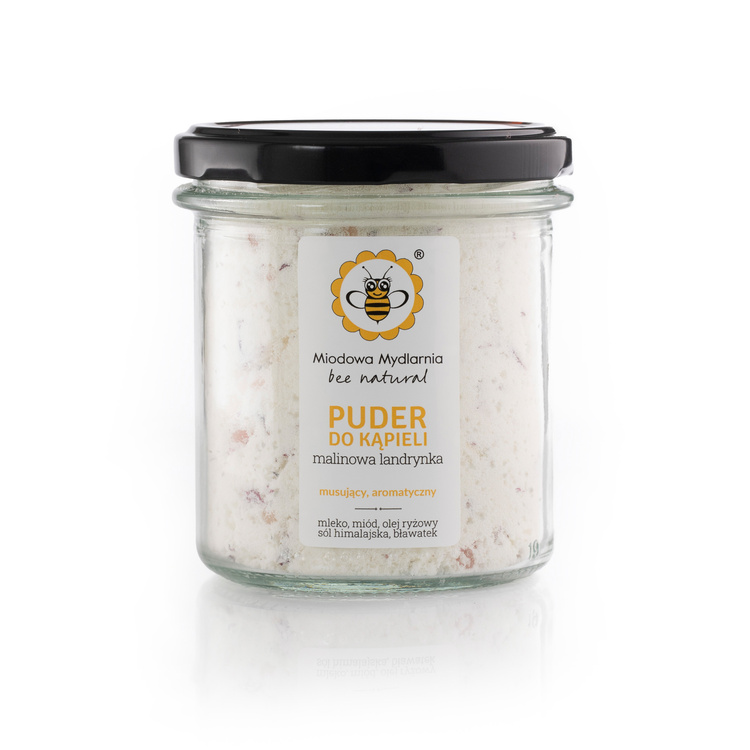 Malinowa Landrynka - puder do kąpieli