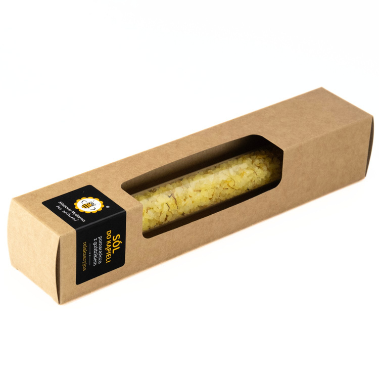 Pomarańcza z Goździkiem - sól do kąpieli w fiolce