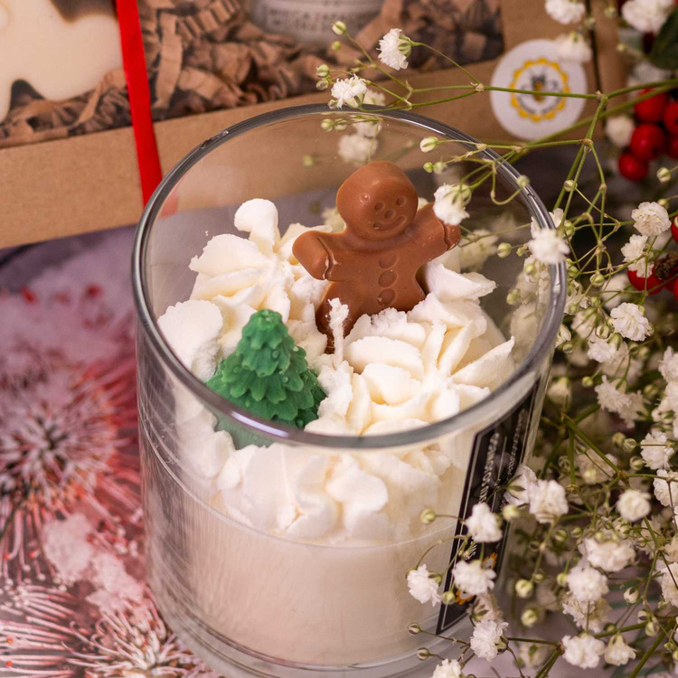 Ciastek - bezzapachowa świeca sojowa