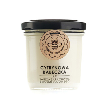 Cytrynowa Babeczka - świeca z wosku sojowego