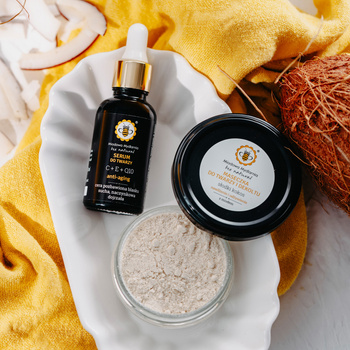 Zestaw wybrana maseczka + serum C+E+Q10