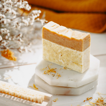 Nagietek w Słodkiej Pomarańczy - mydło naturalne