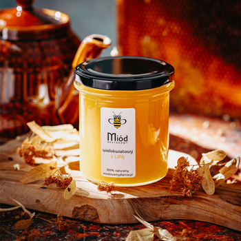 Miód z lipą - wielokwiatowy, 400g