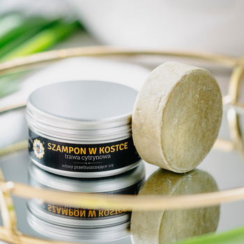 Trawa Cytrynowa - szampon w kostce  do włosów przetłuszczających się
