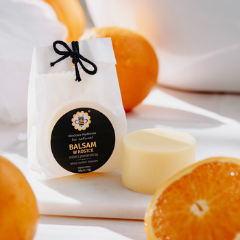 Miód z Pomarańczą - balsam do włosów w kostce re-fill