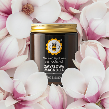 Zmysłowa Magnolia - świeca z wosku sojowego