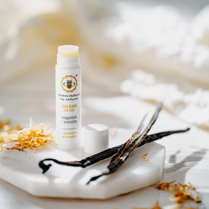 Nagietek i Wanilia - balsam do ust