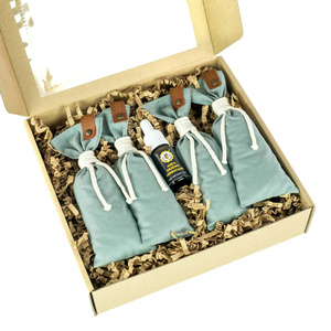 Mięta i Drzewo Herbaciane - zestaw woreczków zapachowych do butów