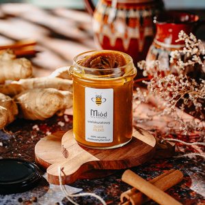 Złote Mleko - miód z kurkumą i przyprawami 260g