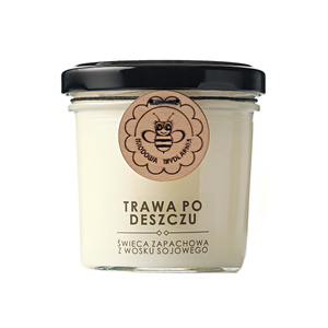 Trawa po deszczu - świeca z wosku sojowego