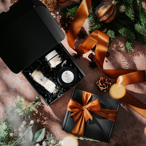 Zestaw dla Niej - Masło, Peeling i Puder