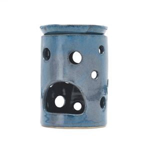 Niebieski kominek do wosków