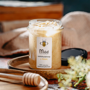 Miód z pigwą - nektarowy, wielokwiatowy 260g